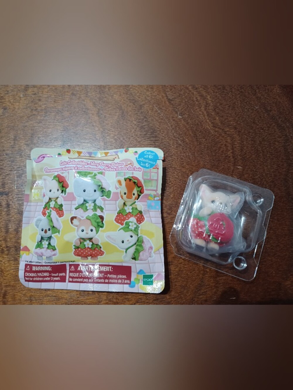 Calico Critters Cutie Collectibles - Very Berry Babies : Yulie The Fennec Fox